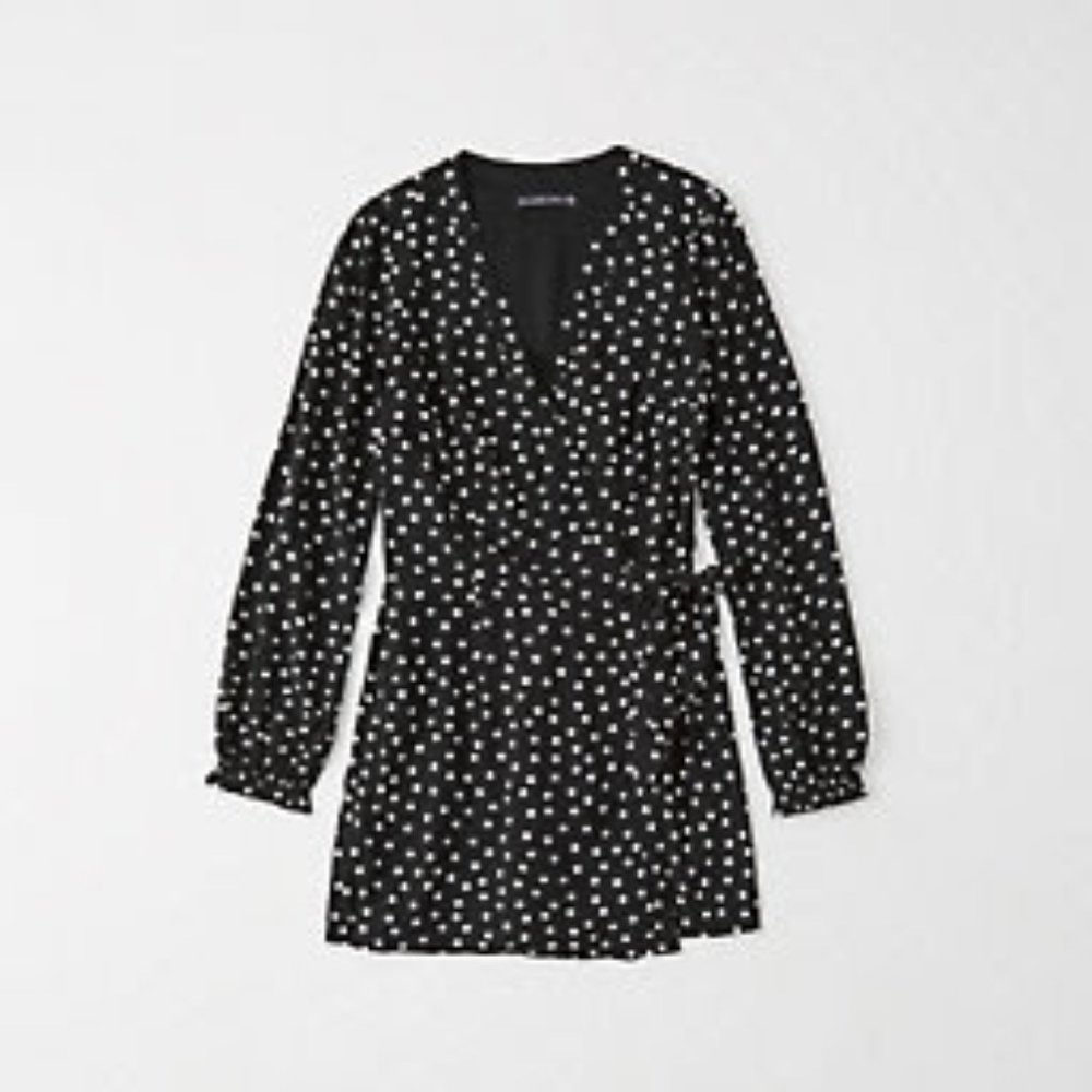 Abercrombie Wrap-Front Skort Romper - image 1